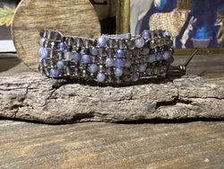 Tanzanite - Smokey Topaz cuff